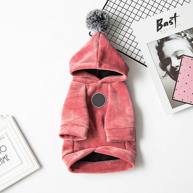 Winter Warm Cat Dog Hooded Coat