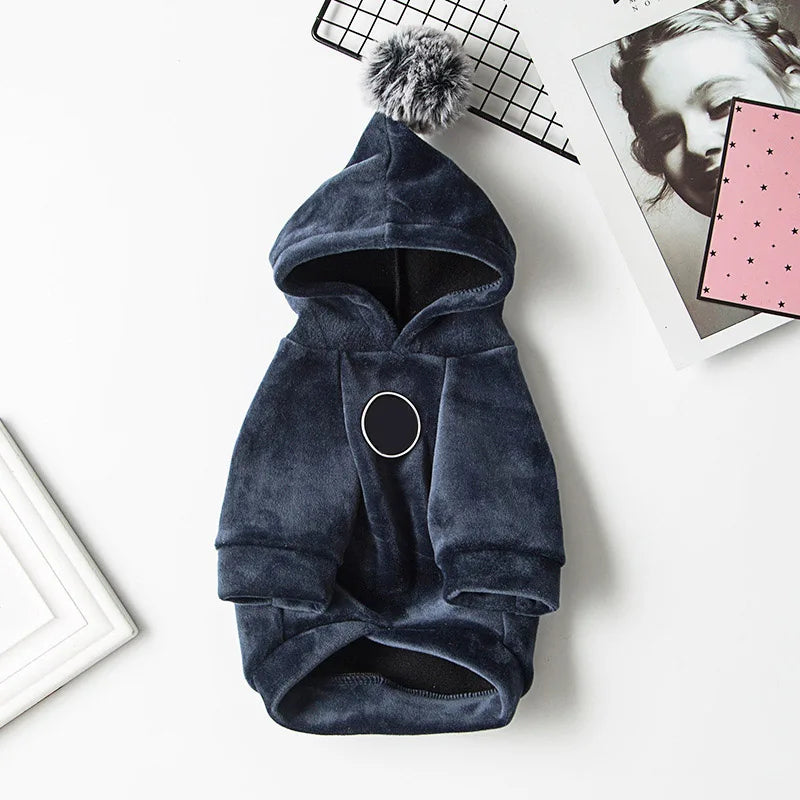 Winter Warm Cat Dog Hooded Coat