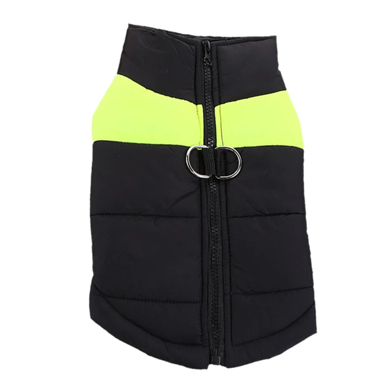 "Winter Warm Dog Vest Jacket - Insulated Pet Coat for Small to Large Dogs (S-7XL)"