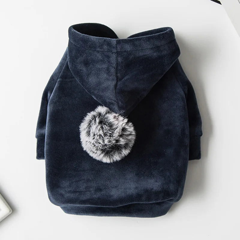Winter Warm Cat Dog Hooded Coat