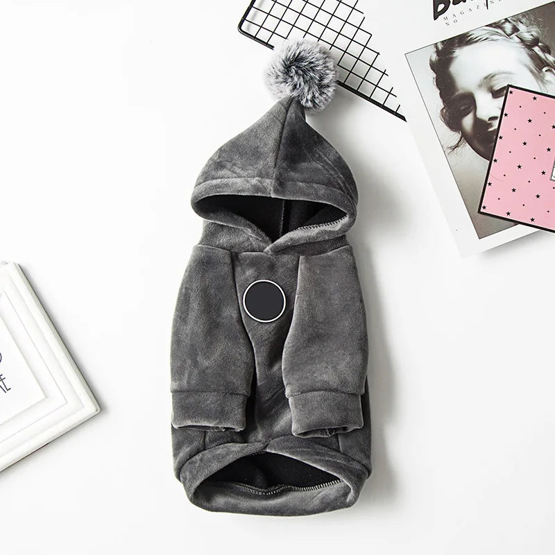 Winter Warm Cat Dog Hooded Coat