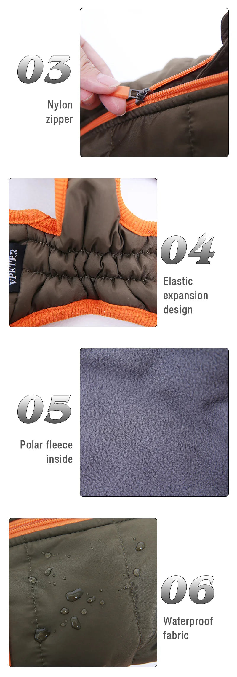 Waterproof Padded Down Puppy Coat