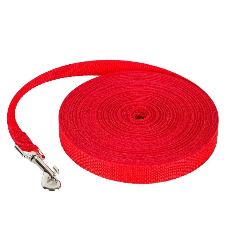 Solid Dog Leash For Large Dogs Pet Puppy Walking Training Lead Rope Big Dog Nylon Rope Long Leashes