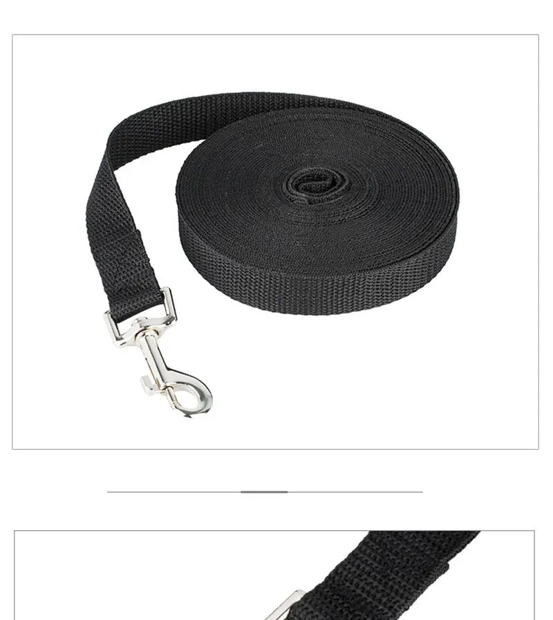 Dog Leash For Medium Large Dogs Pet Puppy Cat Walking Training Lead Rope Big Dog Nylon Rope Long Leashes 6m 10m 15m 20m 30m 50m