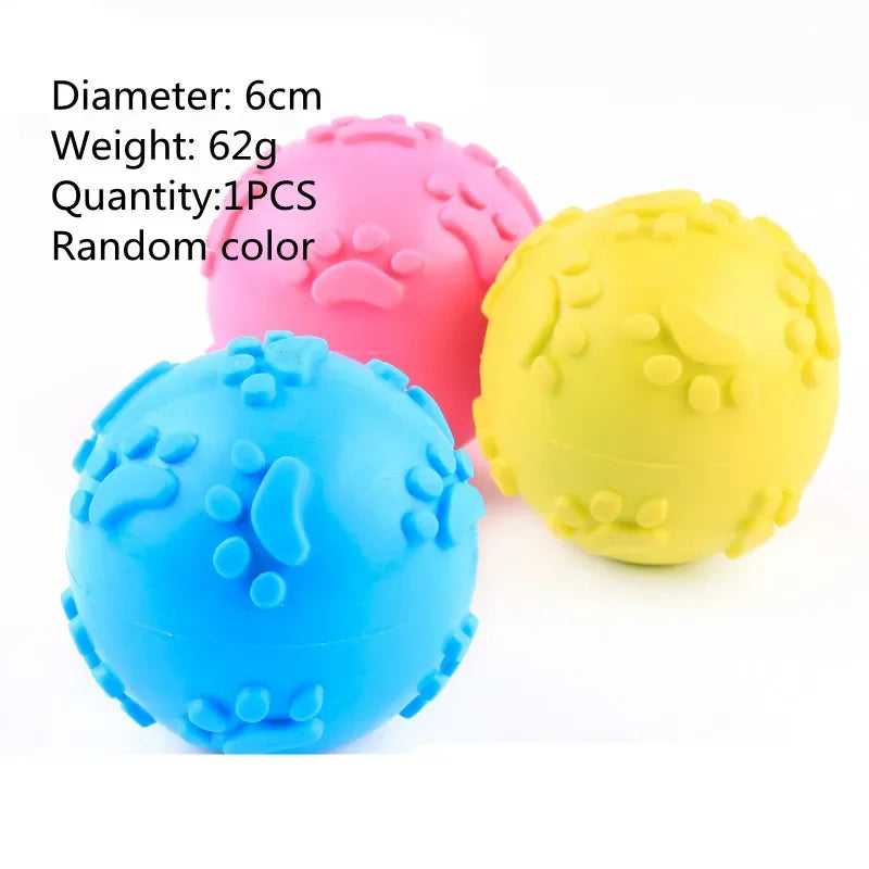 "Cute Rubber Dog Chew Toy - Bite Resistant Non-Toxic Interactive Toy for Small Dogs and Puppies"