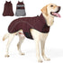 Waterproof turtleneck dog winter jacket