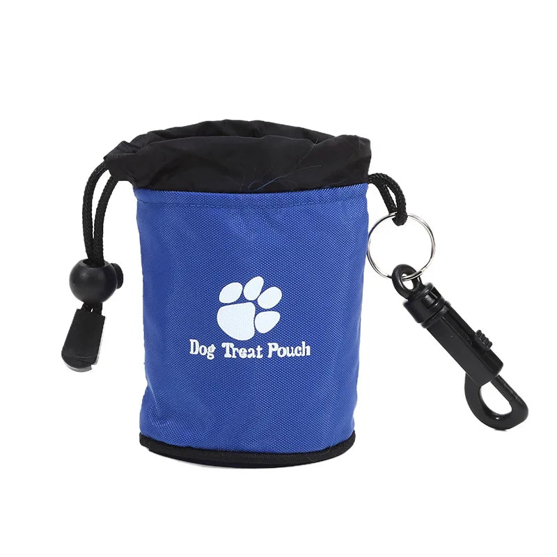 "Pet Training Treat Pouch - Multifunctional Crossbody Waist Bag for Dog Walking and Training"