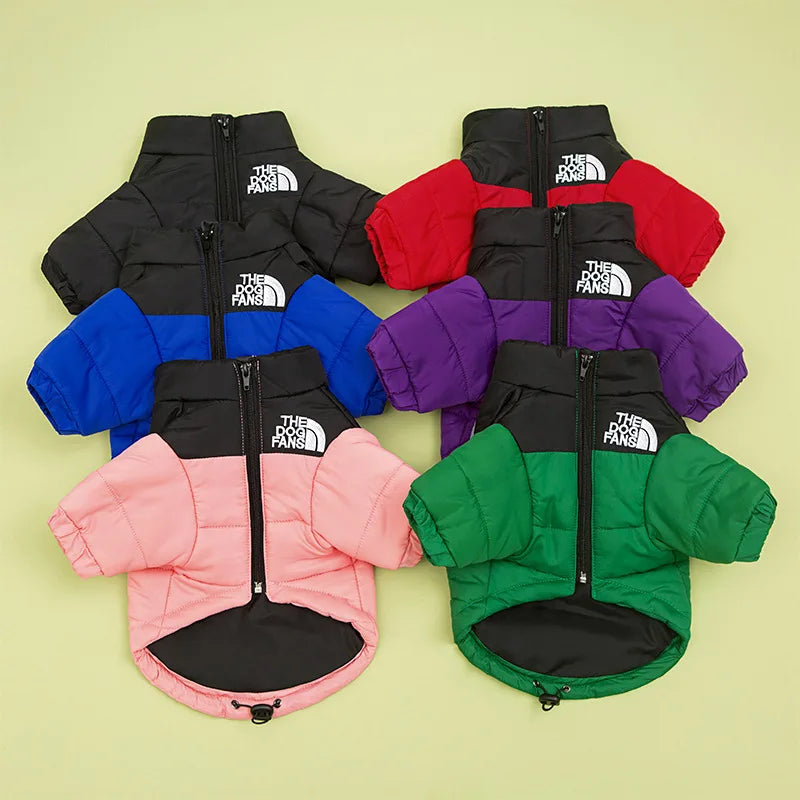 High Collar Waterproof Dog Winter Coa