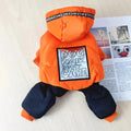 Winter Snow Coat with Silver Sticker Design