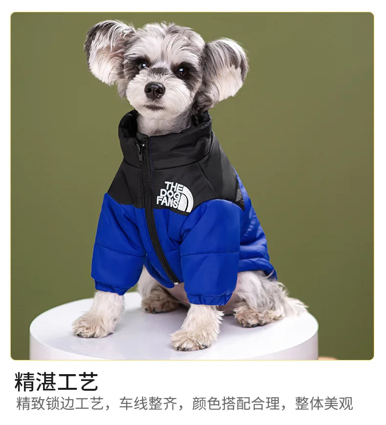 High Collar Waterproof Dog Winter Coa