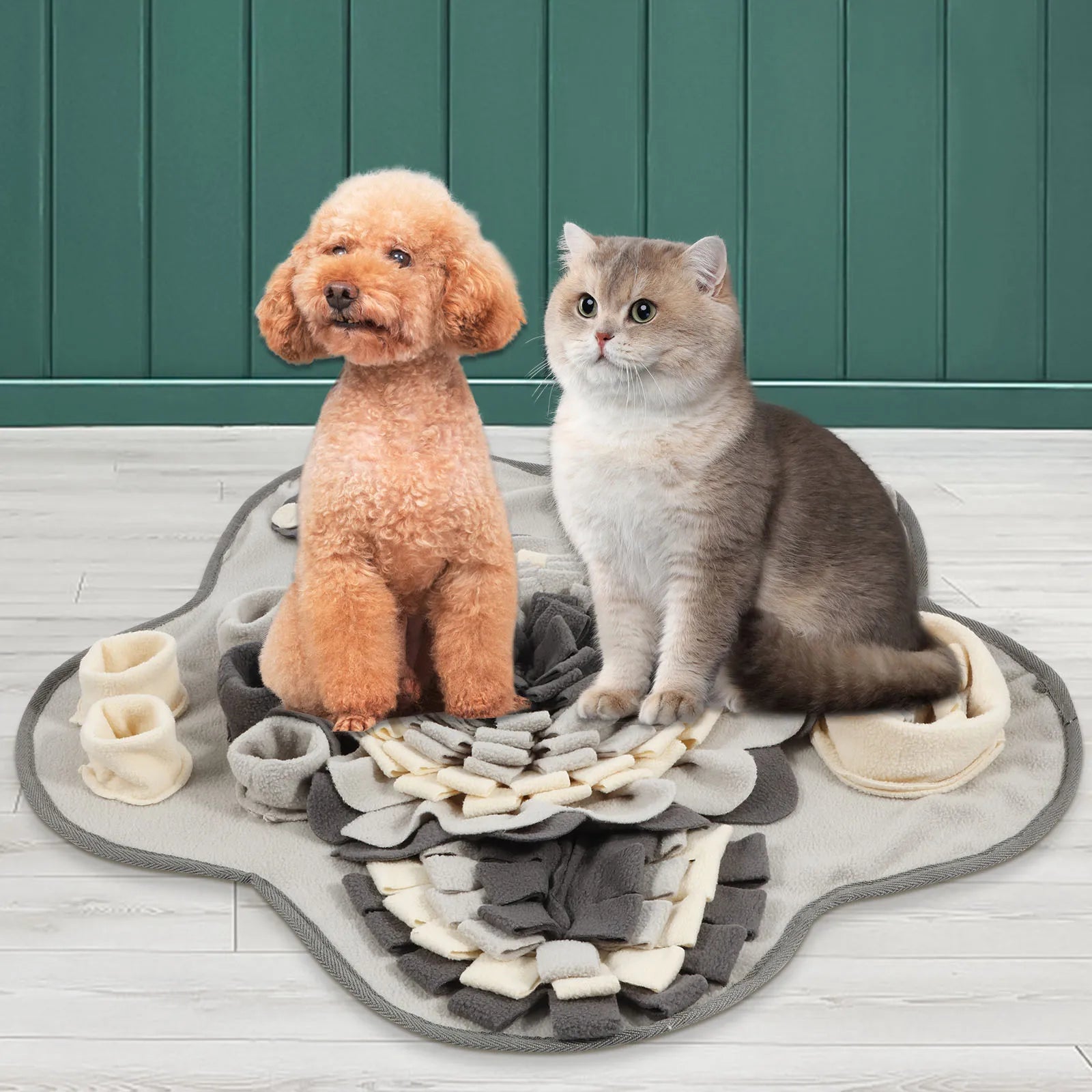 "Dog Snuffle Mat - Interactive Feeding Toy for Natural Foraging and Stress Relief Training"