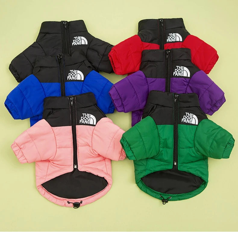 High Collar Waterproof Dog Winter Coa