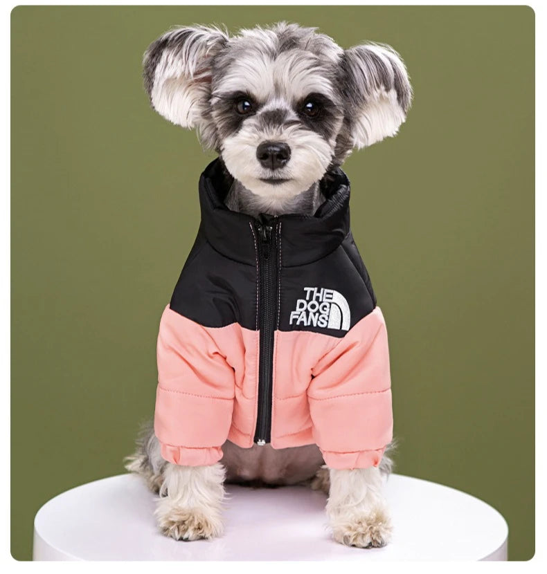 High Collar Waterproof Dog Winter Coa