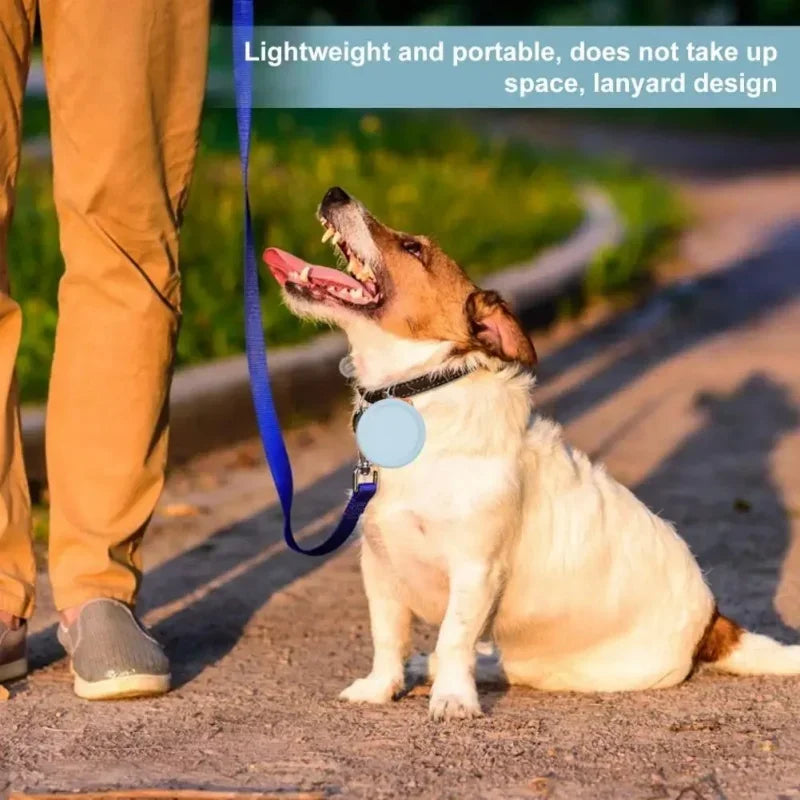 "Portable Silicone Dog Treat Pouch with Lanyard and Hook - Training Bag for Walks and Outdoor Activities"
