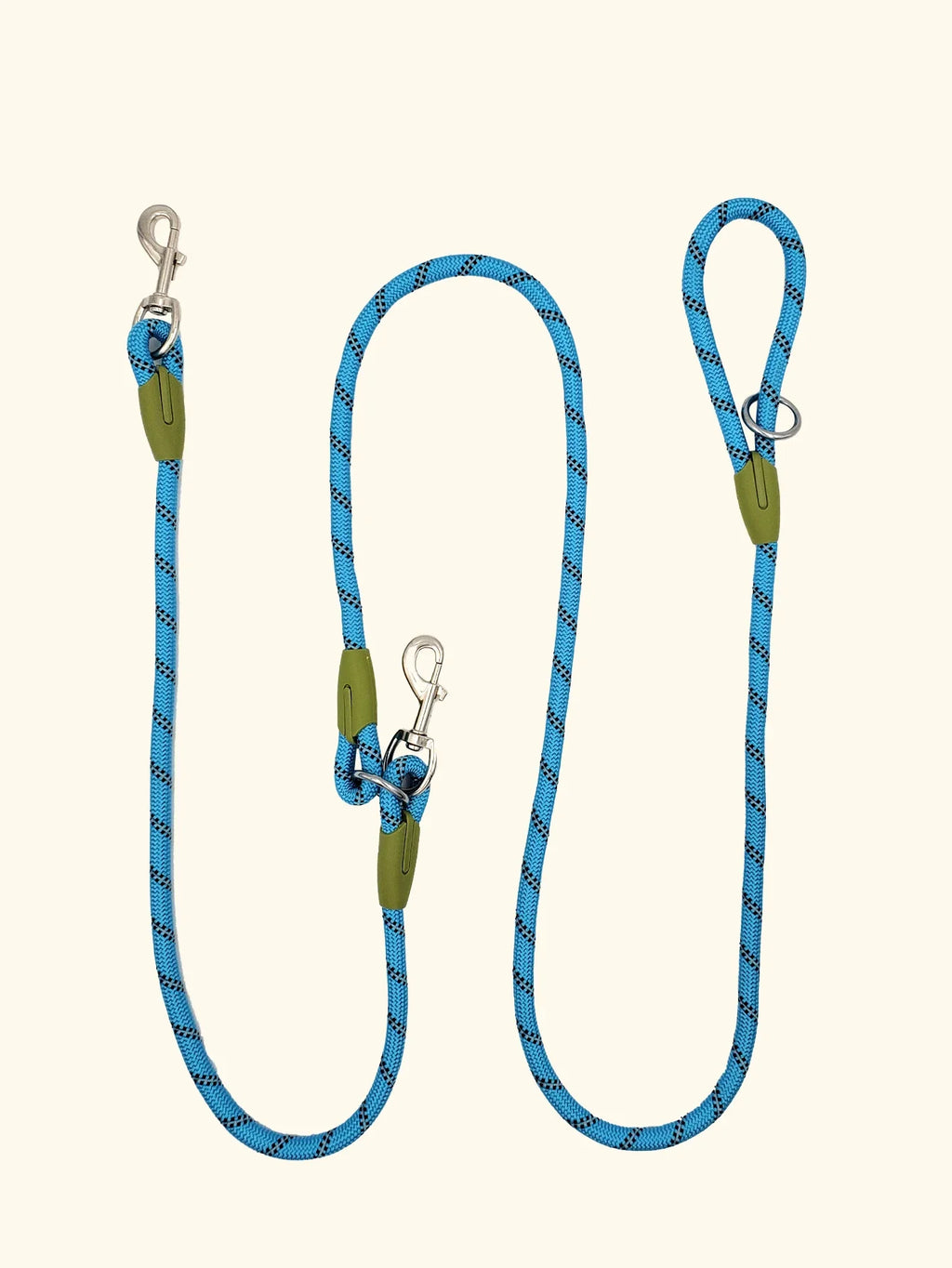 Reflective Nylon Leashes Pet Dogs Chain Traction Rope Leads for Running Free Hands Rope Chain for Small Large Dogs