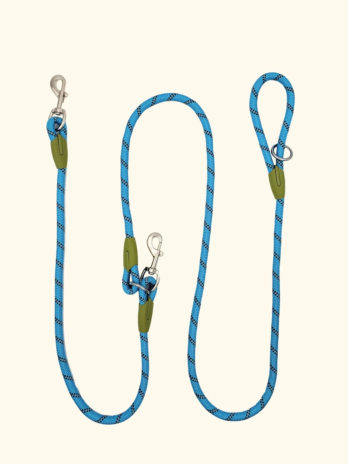 Reflective Nylon Leashes Pet Dogs Chain Traction Rope Leads for Running Free Hands Rope Chain for Small Large Dogs