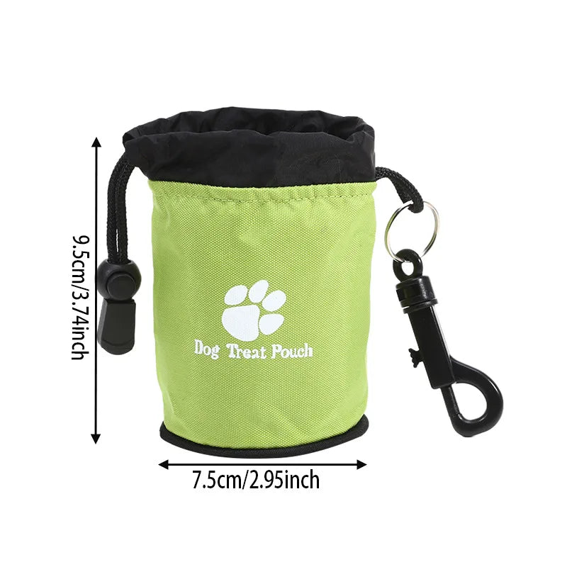"Pet Training Treat Pouch - Multifunctional Crossbody Waist Bag for Dog Walking and Training"