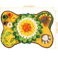 "Dog Snuffle Mat - Interactive Feeding Toy for Natural Foraging and Stress Relief Training"