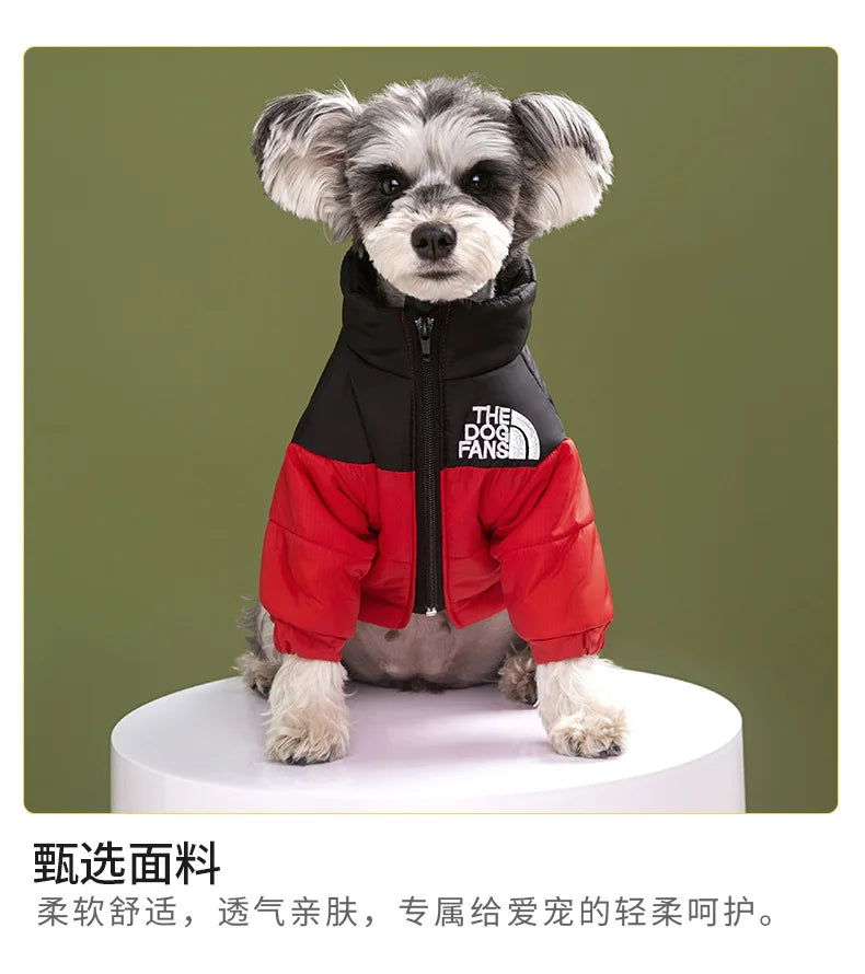 High Collar Waterproof Dog Winter Coa