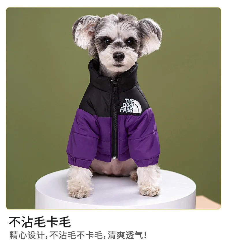 High Collar Waterproof Dog Winter Coa