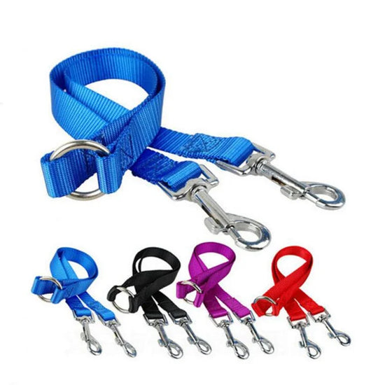 Double Dog Leash Coupler for 2 Dogs